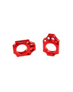 Scar Axle Blocks - Honda Red color, AB201