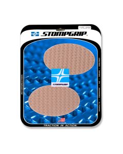 Stompgrip Universal Oval Tank Grips - Icon : Clear, 50-14-0003