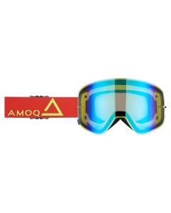AMOQ Vision Magnetic Crossilasit Red-HiVis - Gold Mirror
