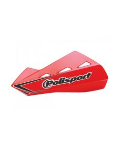 Polisport Qwest käsisuojat + kiinnikesarja punainen CR04 (25), 8304200035