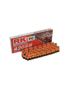 RK 420SB Ketju Oranssi +CL (Jousil.), MAL-PC-420SB-140+CL