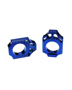 Scar Axle Blocks - Yamaha Blue color, AB102