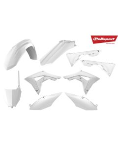Polisport plastic kit CRF250 18-21/CRF450 17-20 white (1), 90720