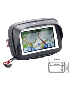 Givi älypuhelin/GPS tasku Iphone 6 ohjaustanko kiinnityksellä - S954B