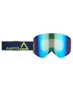 AMOQ Vision Magnetic Crossilasit Navy-Gold - Gold Mirror