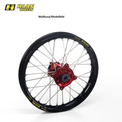 Haan wheel BETA 13- 18-2,15 RED HUB/BLACK RIM, 1 116012/3/6