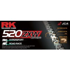 RK 520ZXW XW-rengasketju +CLF (niittil.), 520ZXW-112+CLF