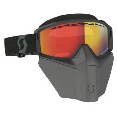 Scott Goggle Primal Safari Facemask LS black ls red chrome
