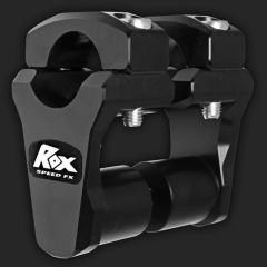 Rox Pivoting Riser 2" korotus x 28,6mm tappi x 28,6mm Ohjaustanko, Musta, 1R-P2PPK