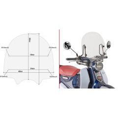 Givi Specific fitting kit for 1168A Honda Super Cub C125 (18) - A1168A