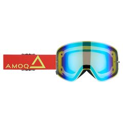 AMOQ Vision Magnetic Crossilasit Red-HiVis - Gold Mirror