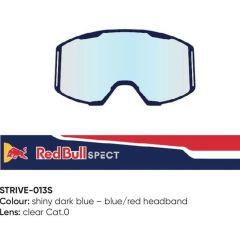 Spect Red Bull Strive MX Goggles Single lens Blue/Red clear