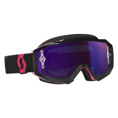 Scott Goggle Hustle MX black/fluo pink purple chrome works