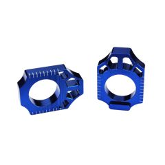 Scar Axle Blocks - Sherco Blue color, AB601