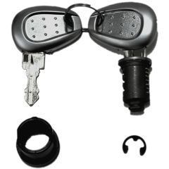 Givi Key for case lock with silver handle - Z661A