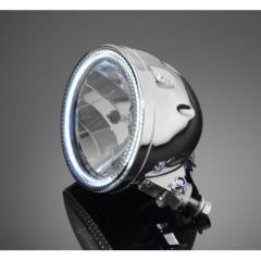 Highway Hawk Headlight with Led-Ring, 68-0351