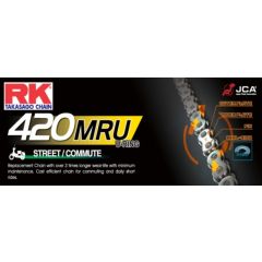 RK 420MRU U-rengasketju +CL (jousil.), 420MRU-140+CL